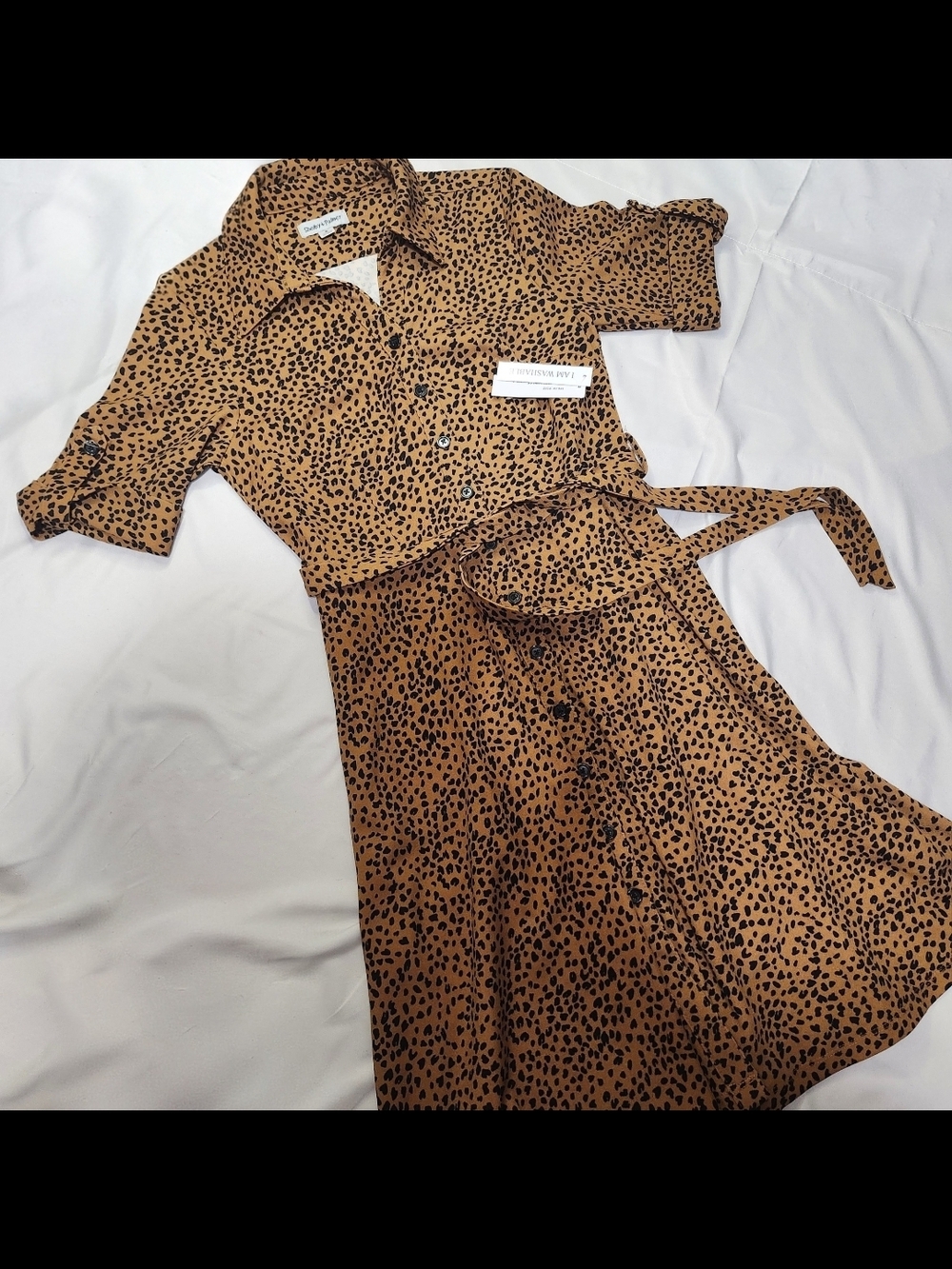 Shelby & Palmer Leopard Dress